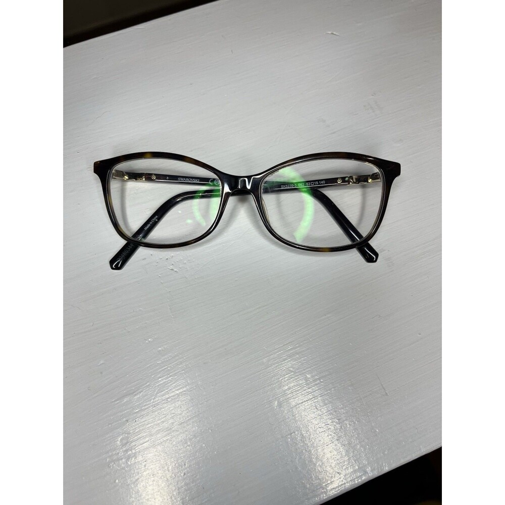 SWAROVSKI SK5239-3 052 Tortoise Womens Cat Eye Eyeglasses 53-15-140 Frame Only
